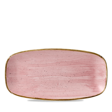 Petal Pink Chefs' Oblong Plate 29.8 x 15.3cm